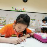 Kelas Bahasa Inggris murid sedang belajar bahasa inggris